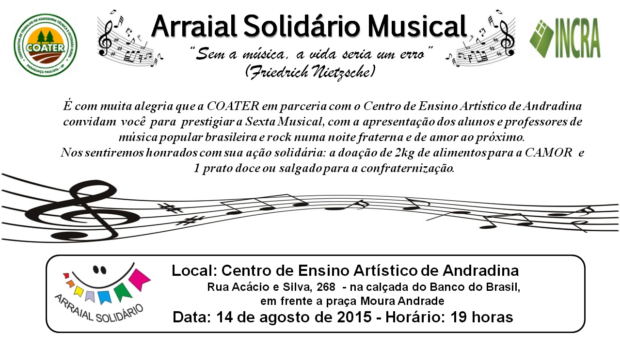 Arraial Solidário Musical