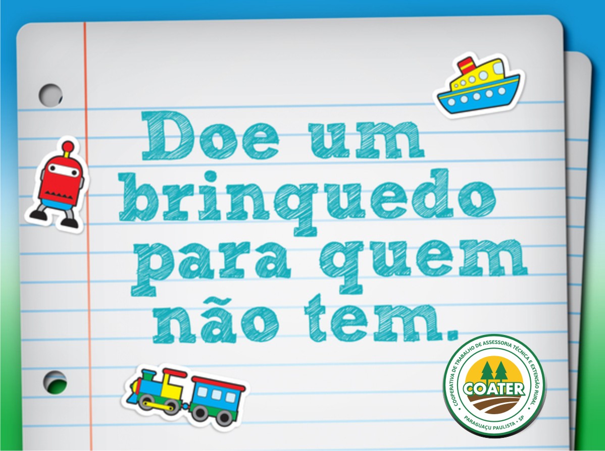 Coater lança desafio solidário para arrecadar brinquedos para crianças carentes