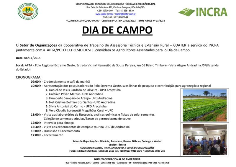 DIA DE CAMPO - 06/11/2015