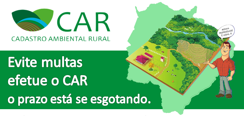 Prazo final para o Cadastro Ambiental Rural